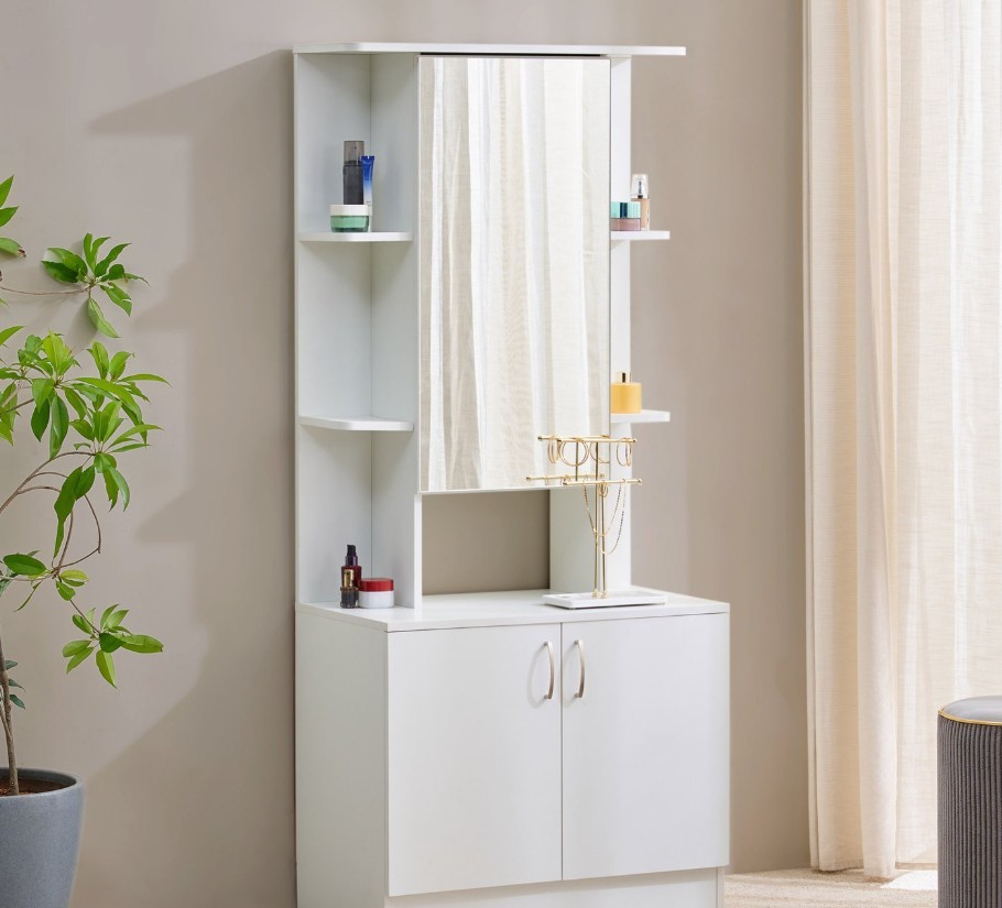 Dresser Mirror - White